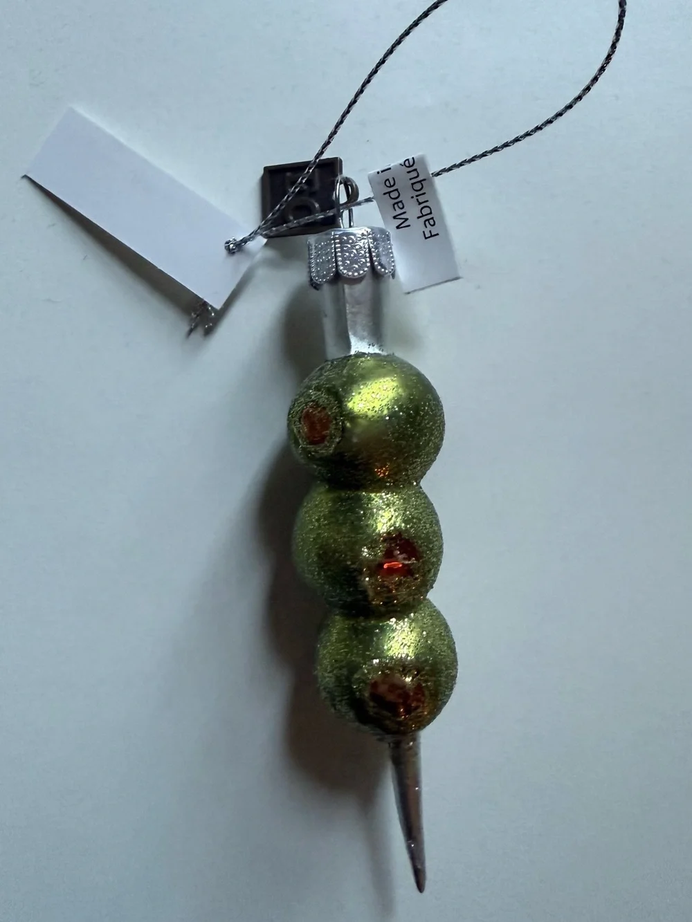 Anthropologie martini olives Christmas Ornament